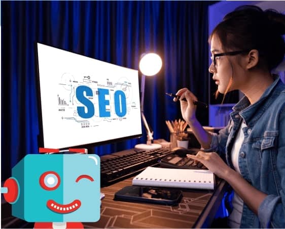 Developer working on website