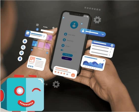 Developer working on website