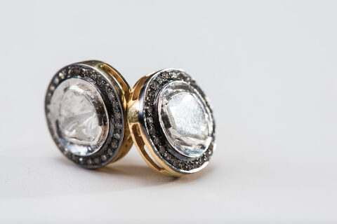 Stud Diamond Earrings Unique