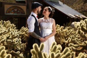 Eldorado Canyon/Nelson Ghost Town Cactus Wedding