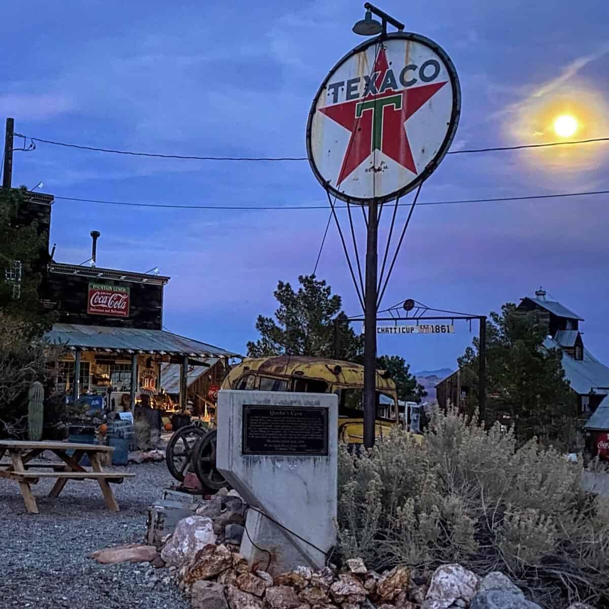Eldorado Canyon/Nelson Ghost Town Gas Sign
