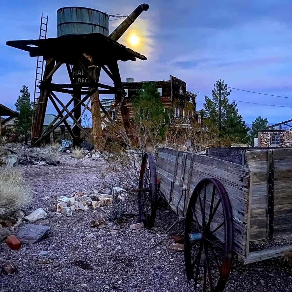 Eldorado Canyon/Nelson Ghost Town Wagon and Water Tower