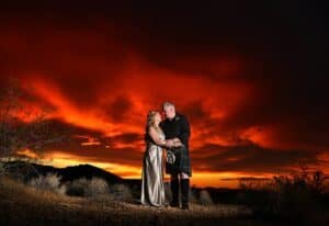 Valley of Fire Wedding at Sunset