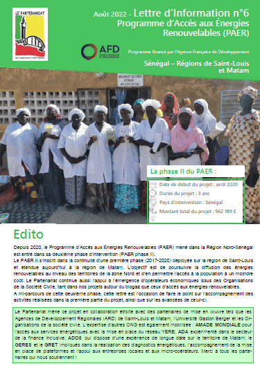 Newsletter PAER n°6