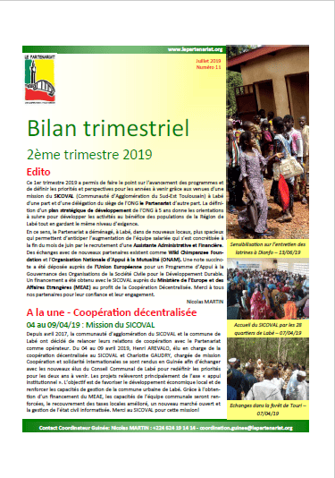 Bilan guinée 2019 T2