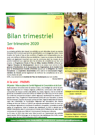 Bilan guinée 2020 T1
