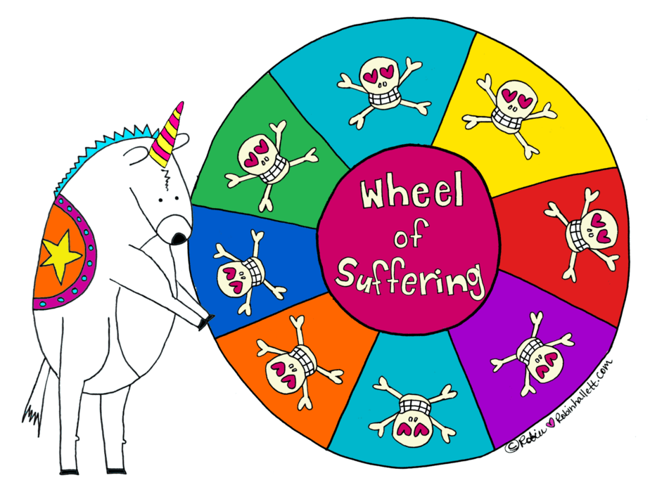 When You’re Spinning on the Wheel of Suffering Robin Hallett When You’re Spinning on the Wheel of Suffering Robin Hallett