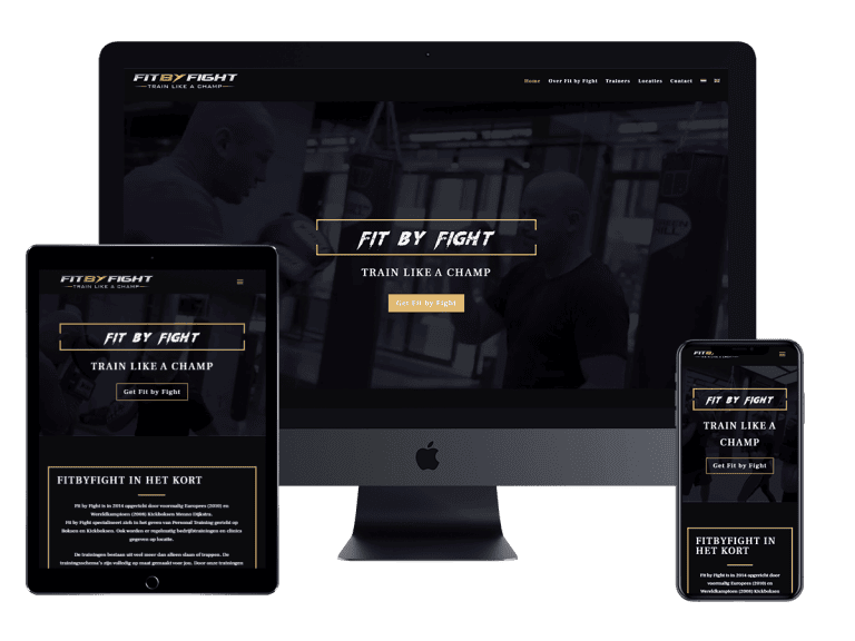 Fit by fight website project