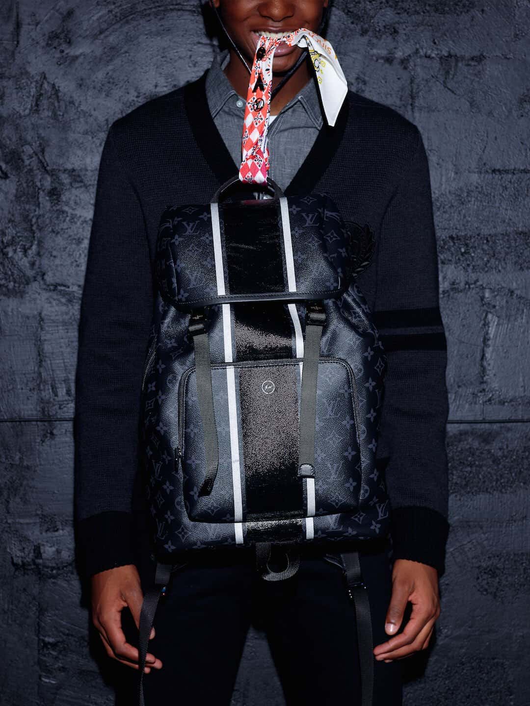 fragment x louis vuitton backpack replica Canvas Cabas Light Tote Bag Black 1537610  FASHIONPHILE tone hardware Louis Vuitton Collaborate With Fragment
