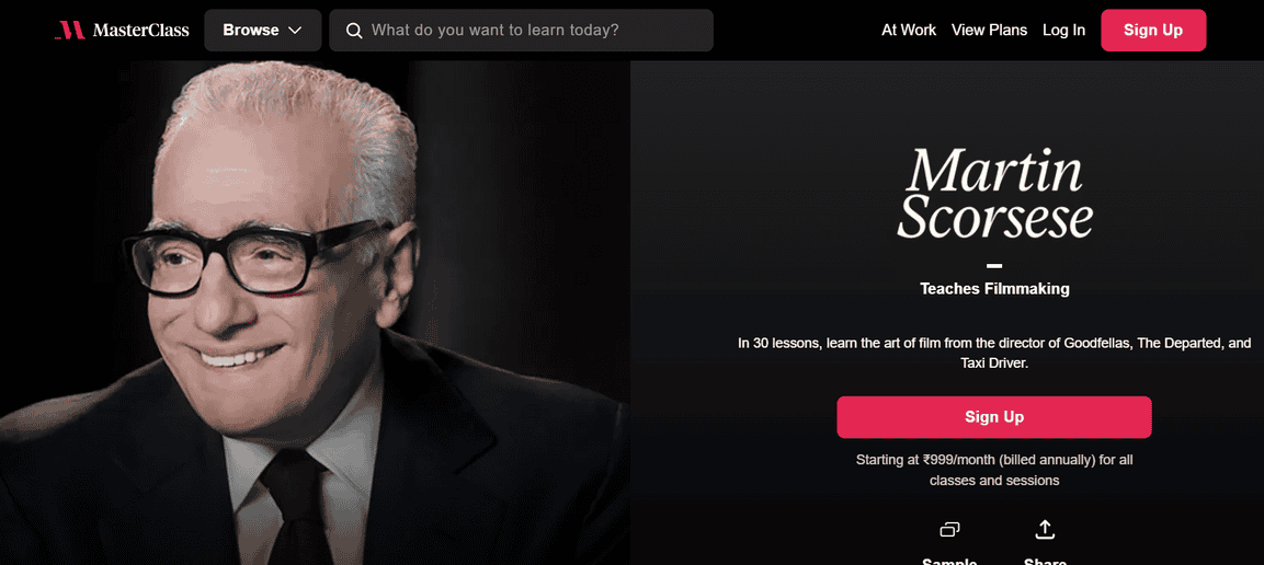 10 Best Filmmaking MasterClass Courses for Storytellers