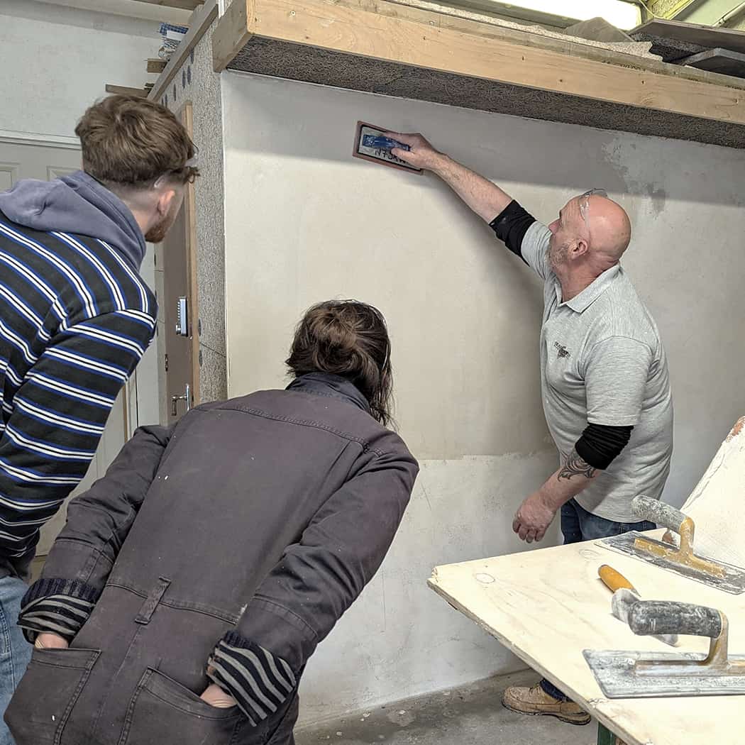 Lime Rendering & Plastering Course | Cornish Lime