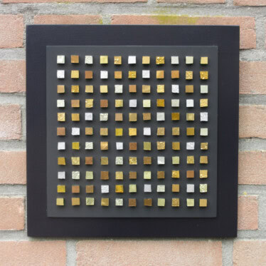 Composizione Oro e Legno Piccola nr5 Composizione Oro e Legno Piccola nr5 © Natasja Mulder - Mozaïekatelier Colorito