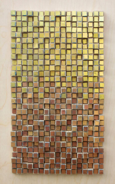 Composizione Oro e Legno 7 Composizione Oro e Legno 7 © Natasja Mulder - Mozaïekatelier Colorito