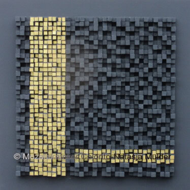 Composizione Oro e Legno 8 Composizione Oro e Legno 8 © Natasja Mulder - Mozaïekatelier Colorito