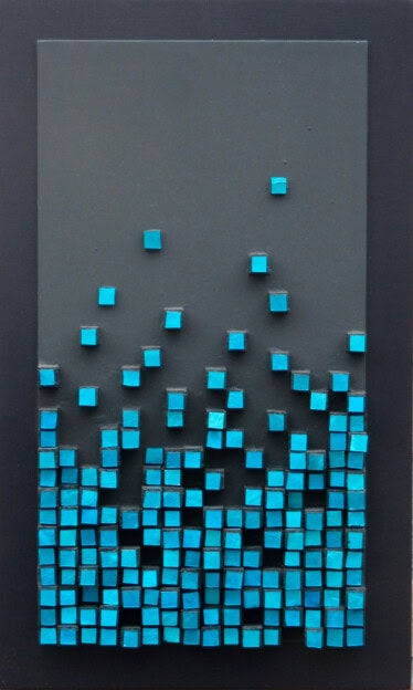 Composizione Oro e Legno 6 Composizione Oro e Legno 6 © Natasja Mulder - Mozaïekatelier Colorito