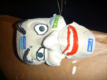 The mask -- it breaks.