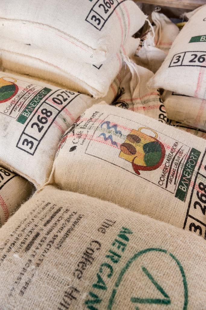 Bilder aus einer Speciality Coffee Kaffeerösterei