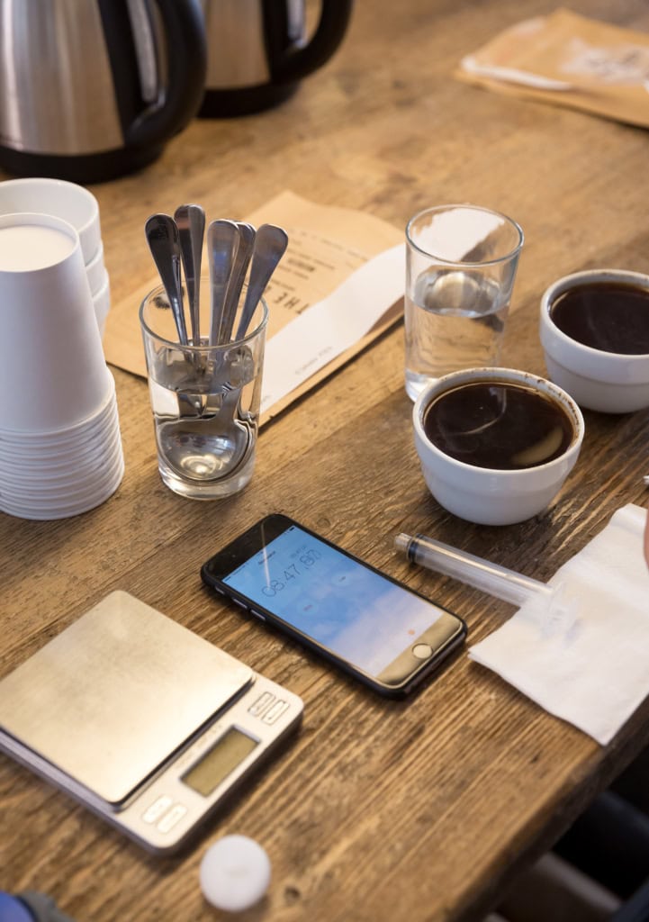 Bilder aus einer Speciality Coffee Kaffeerösterei