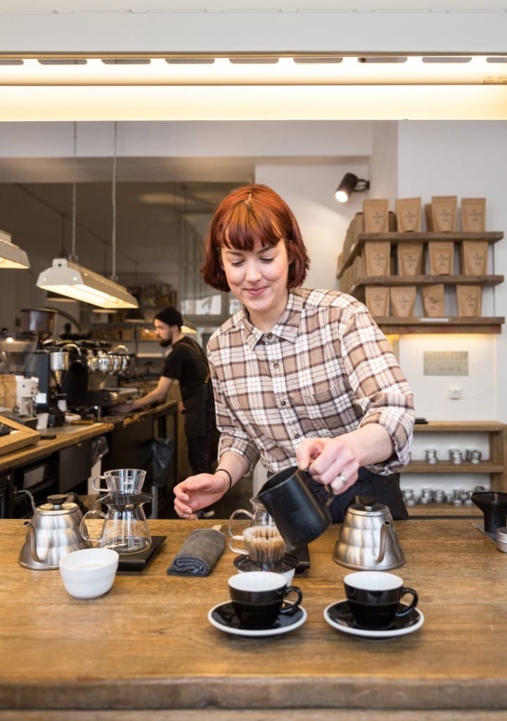 Bilder aus einer Speciality Coffee Kaffeerösterei