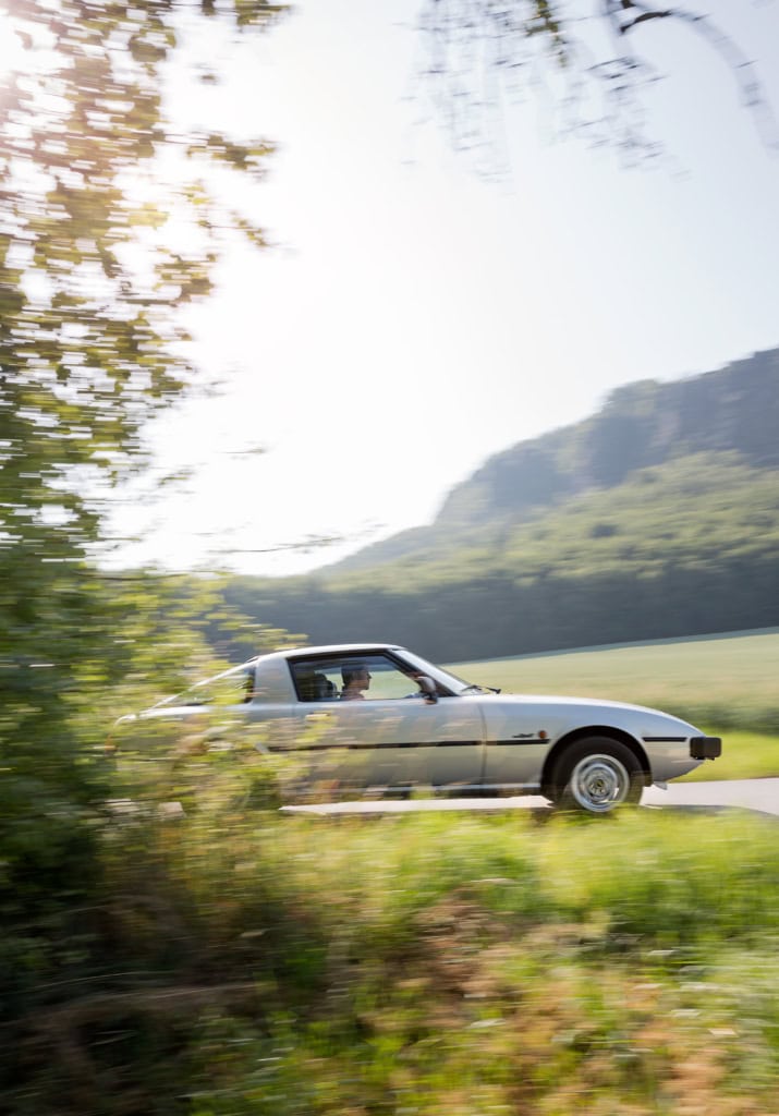 Eine Fahrt durch die Sächsische Schweiz mit einem Mazda RX Oldtimer für das Mazda Magazin