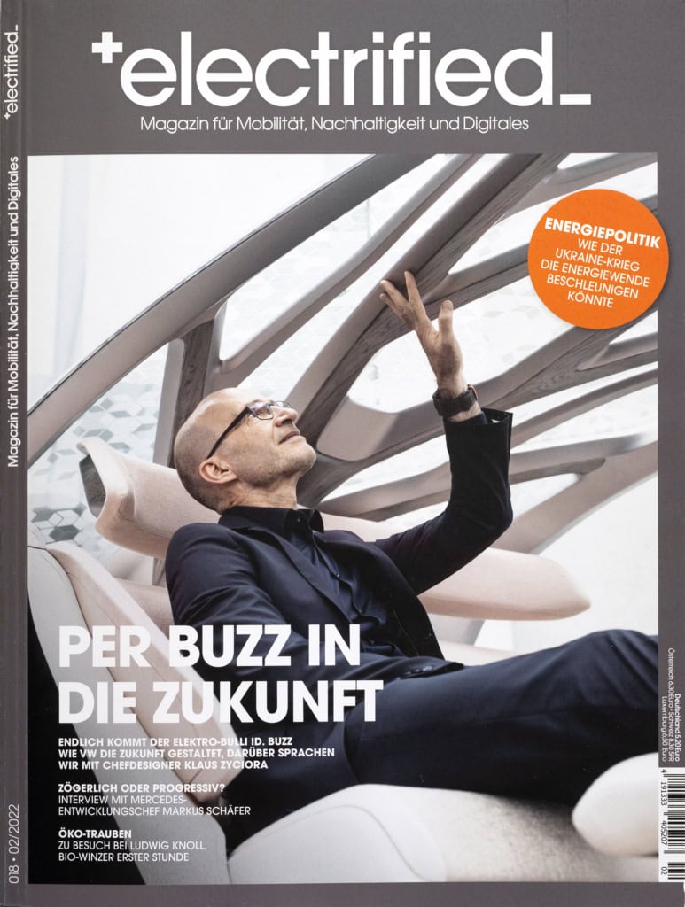 Klaus Zyciora, VW-Chefdesigner für Electrified Magazin