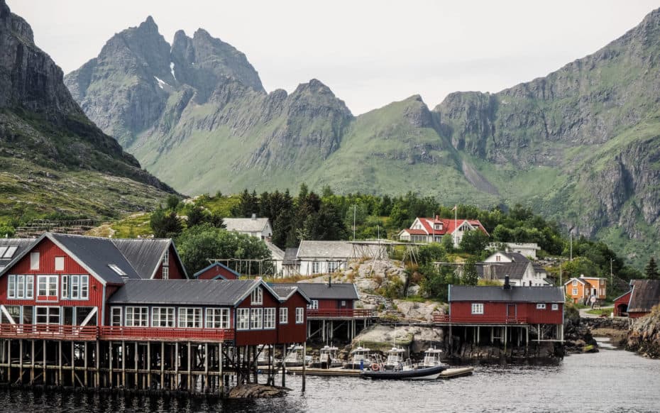 Å i Lofoten le port