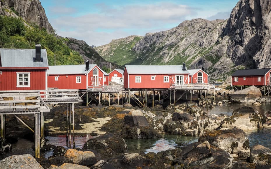 Nusfjord, Lofoten : maisons sur pilots