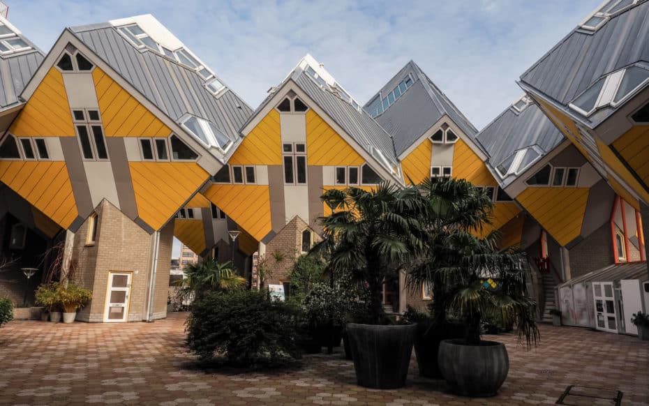 Kijk-kubus lors de la visite Rotterdam