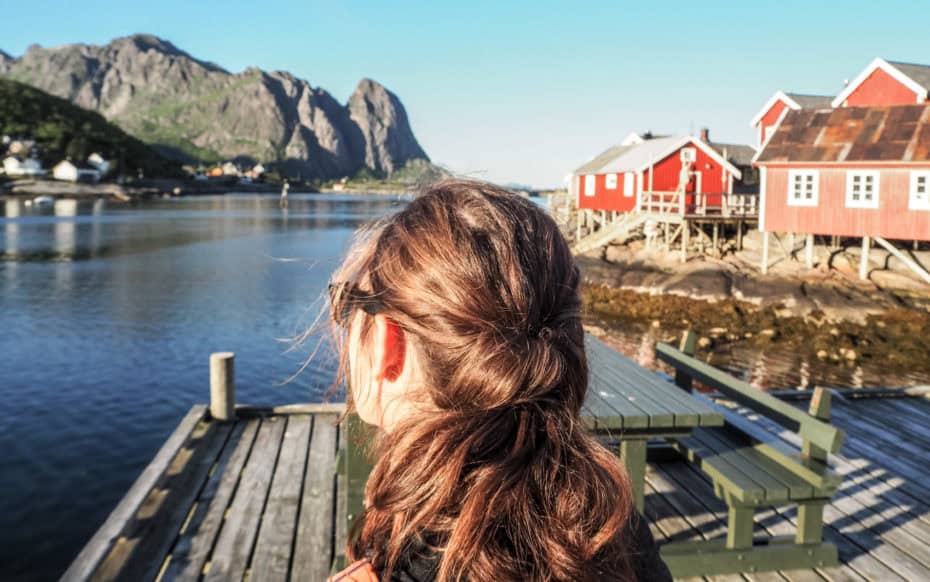 Reine dans les lofoten en Norvège
