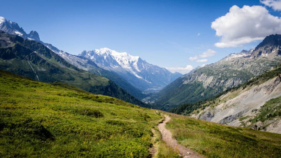 Mont Blanc depuis le col de Balme