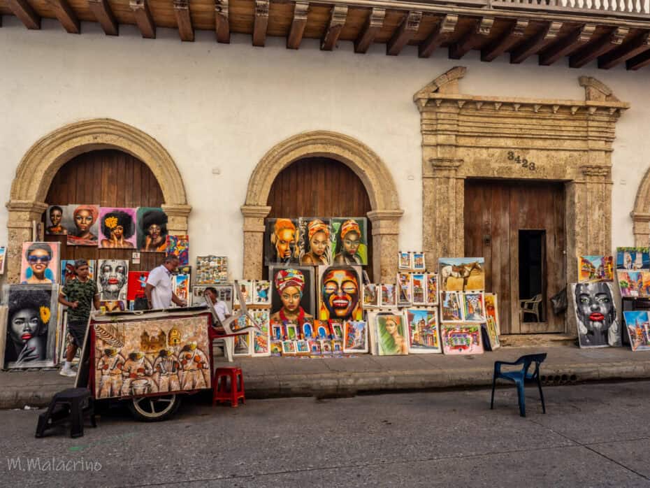 couleurs de Carthagène en Colombie