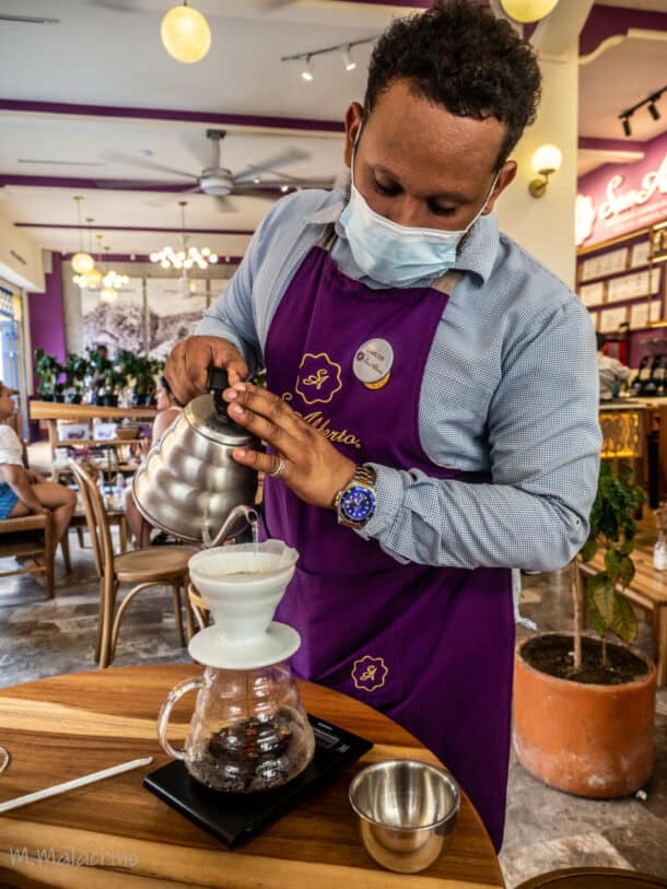 café de carthagène en Colombie