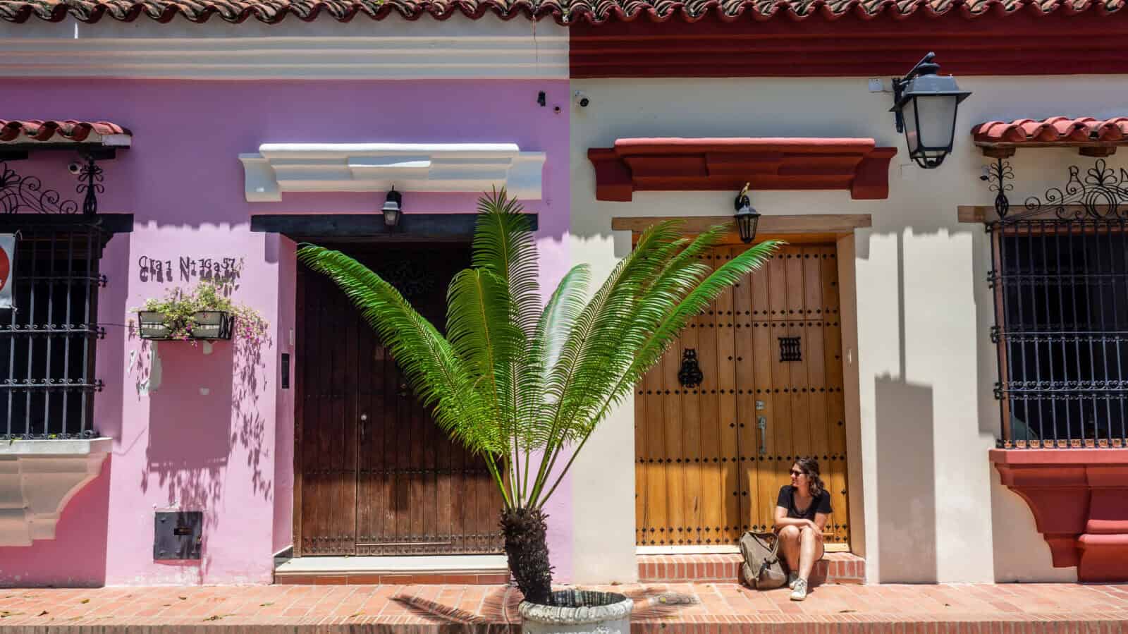les rues colorées de Mompox