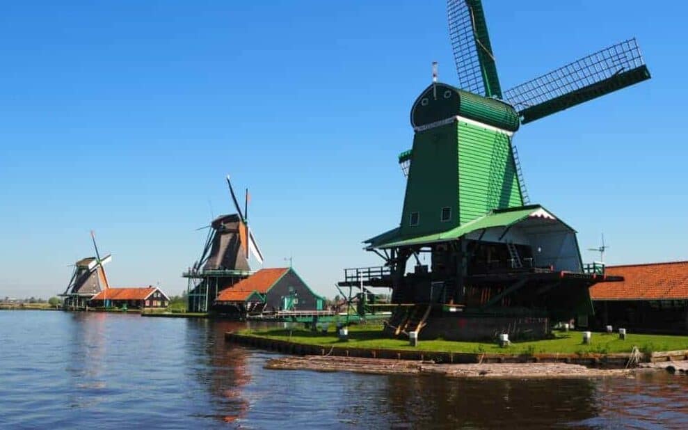 Le vert typique de Zaanse Schans