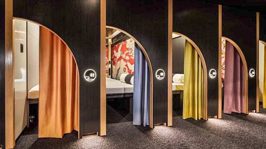 hôtel capsule Tokyo