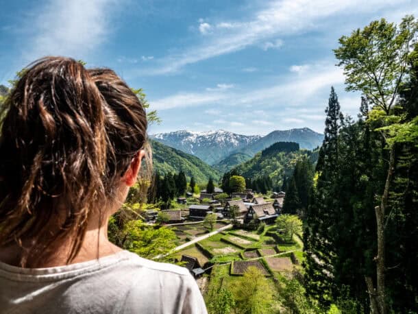 ainokura dans les alpes japonaises