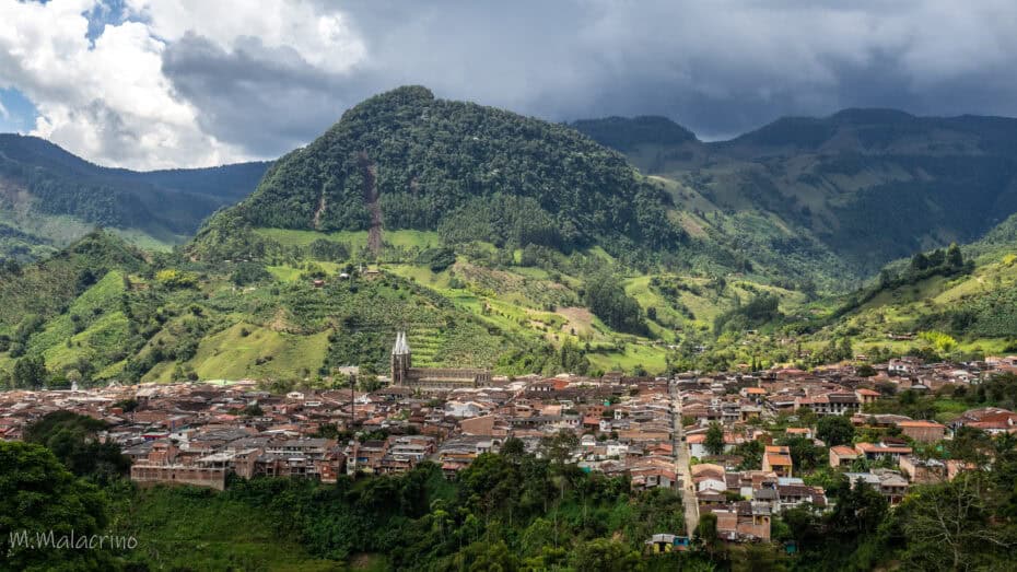 vue sur Jardin en colombie