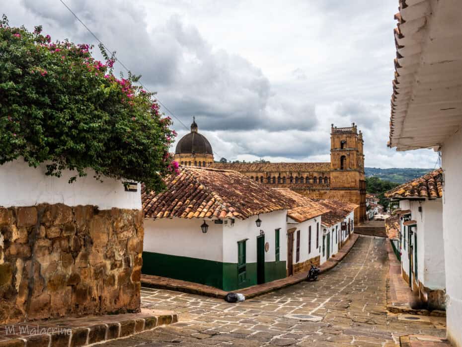 ruelle pavé de Barichara