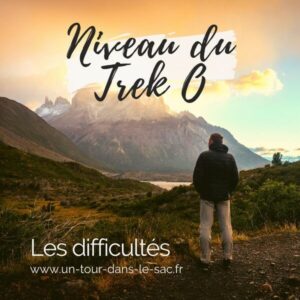 Trek O difficulté torres del Paine Chili
