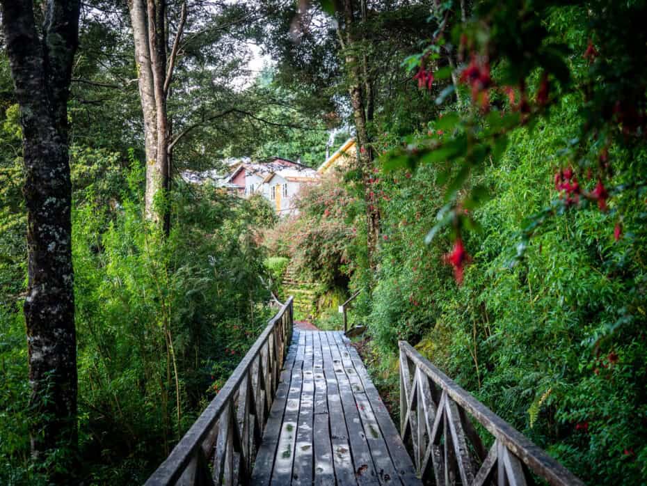 Chili Caleta Tortel passerelle Chili