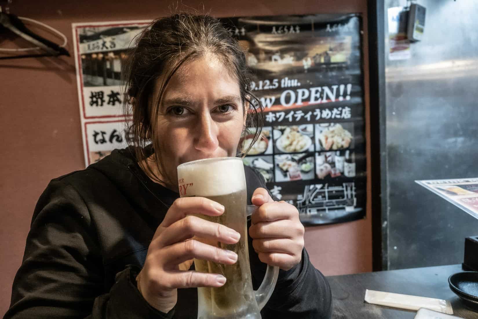 gastronomie Osaka bière