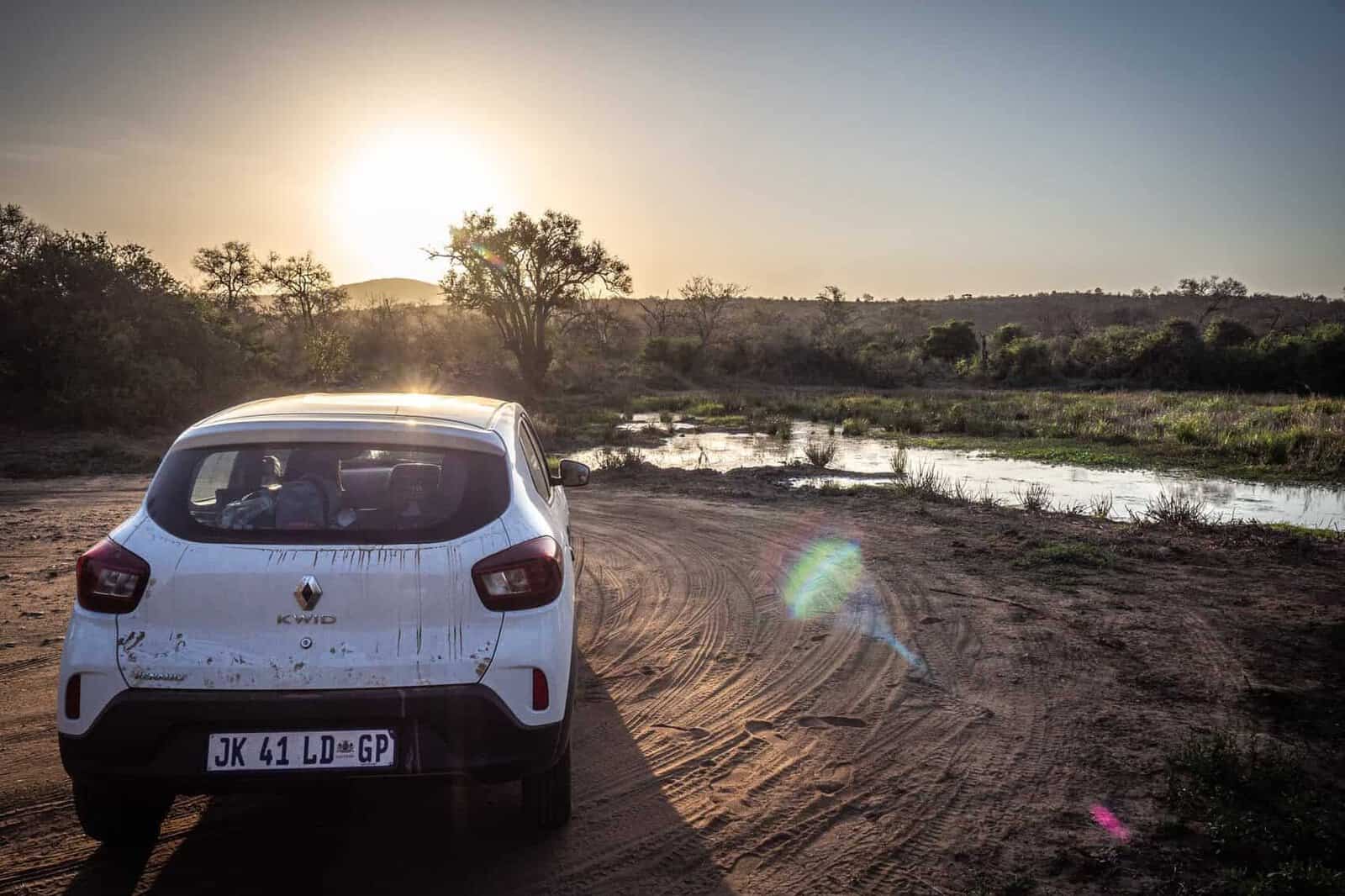 voiture Parc Hluhluwe-iMfolozi en Afrique du Sud 