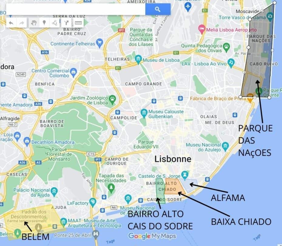 Quartier Lisbonne : Où dormir à Lisbonne ?