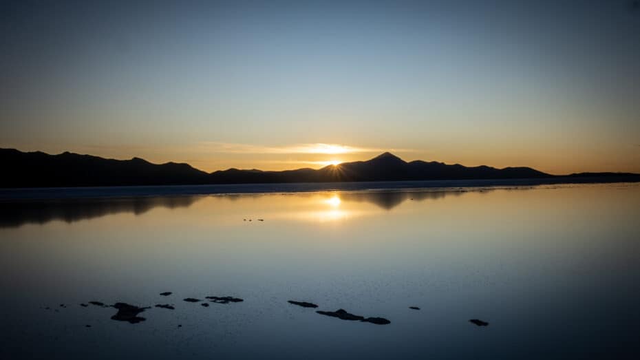 Coucher soleil Salr Uyuni