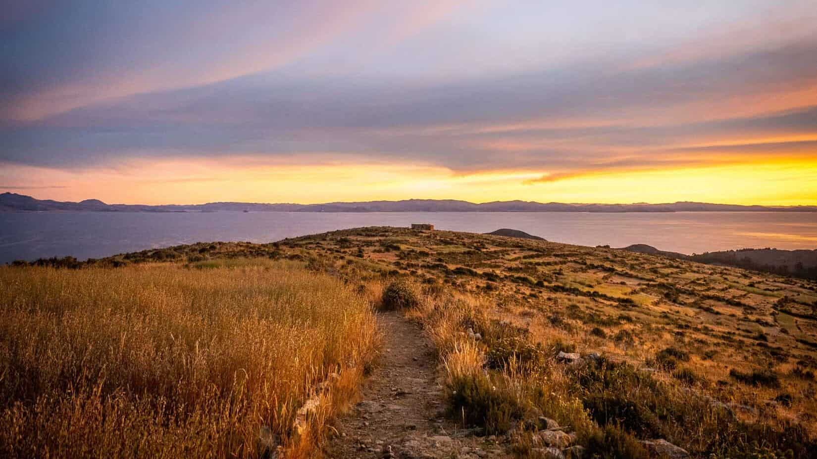 coucher de soleil Isla del Sol