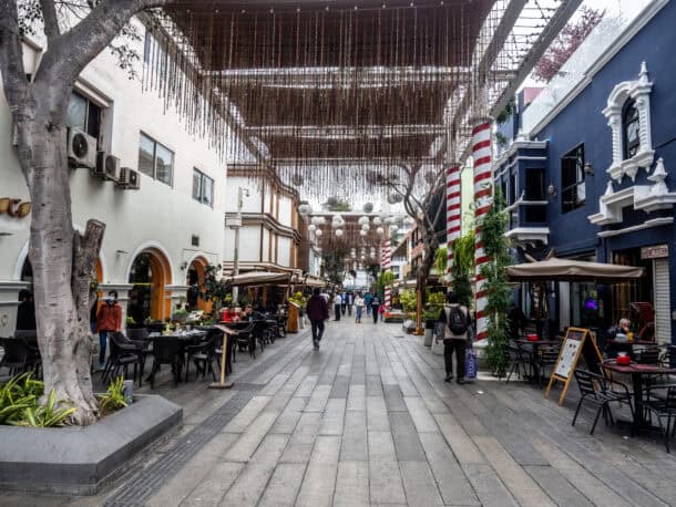Le quartier de Miraflores Lima