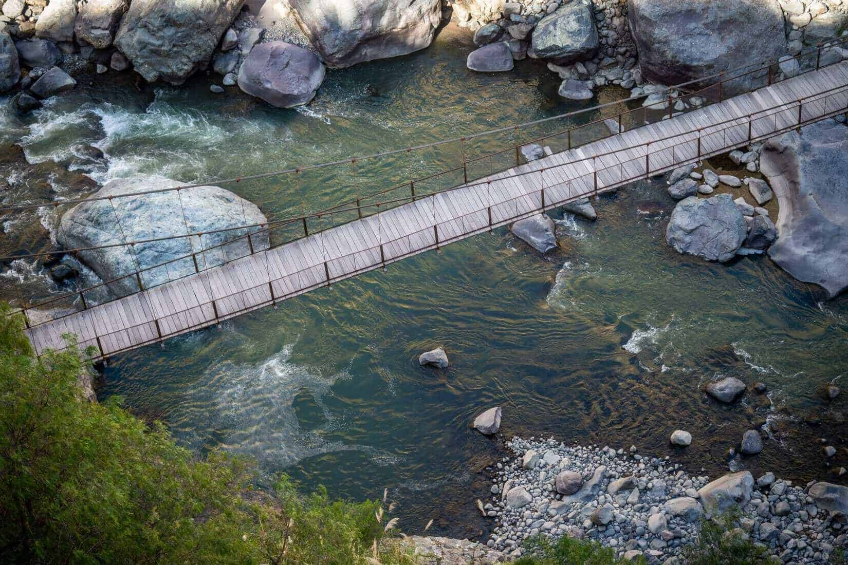 pont rio colca canyon colca