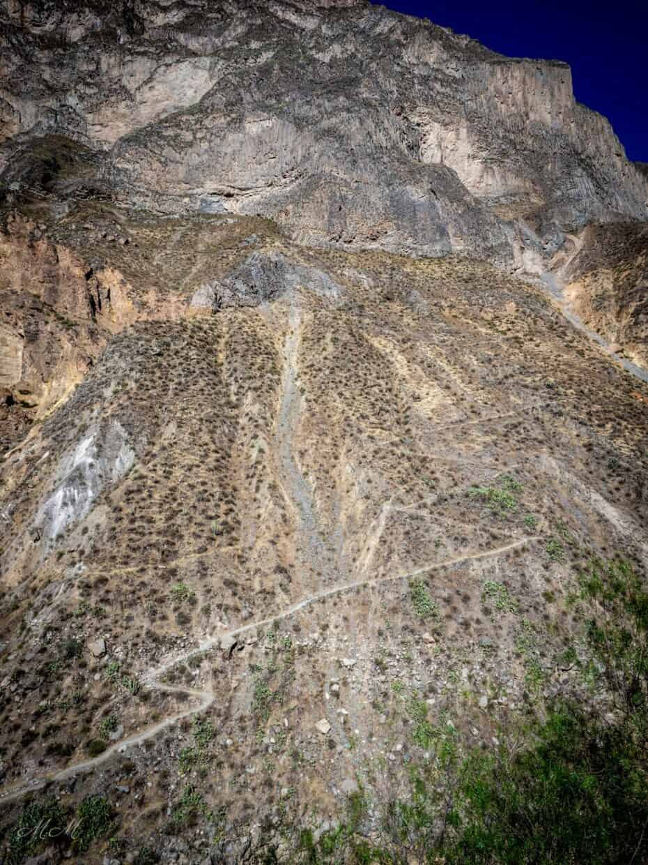 difficulté trek de canyon de Colca