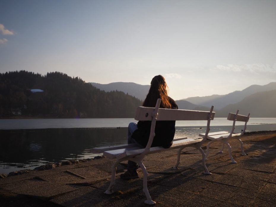 Banc le lac de Bled