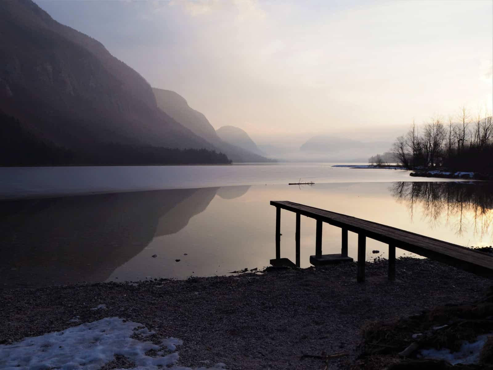 Ponton lac bohinj